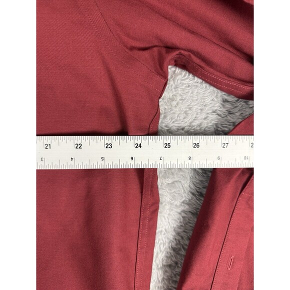 Brooks Brothers Non Iron Button Up Shirt Long Sleeve Men L Traditional Red‎ Logo - Picture 6 of 8